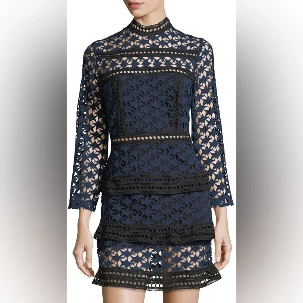 Few Moda Star Lace Mini Dress